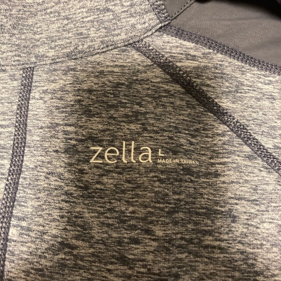 Zella Grey Full Zipper Jacket size L - Picture 10 of 12